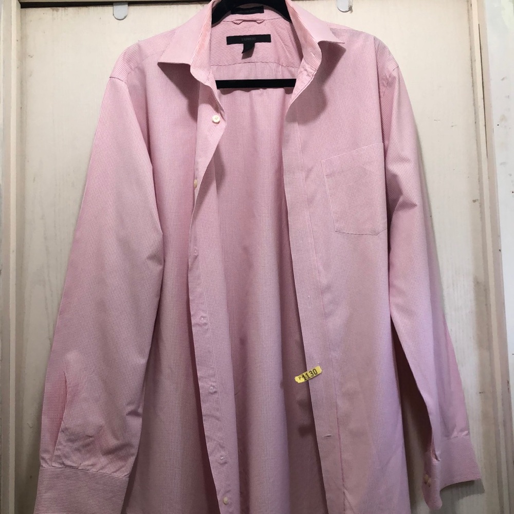 Express button down long sleeve shirt